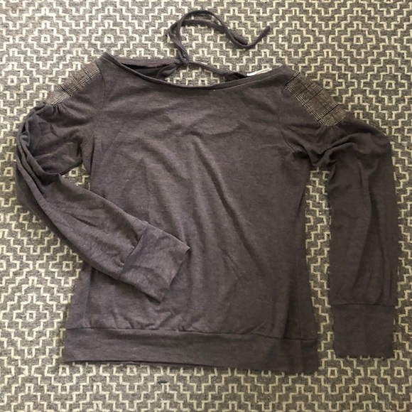 Cosy sweater with tweed shoulder patches - Picture 3 of 10